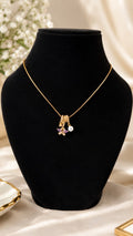 Butterfly & Pearl Charm Necklace