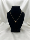 Heart Lariat Drop Necklace